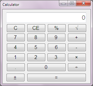 Windows Forms Calculator