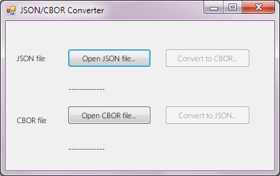 JSON-to-CBOR converter
